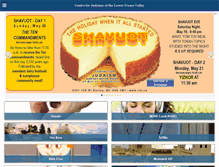 Tablet Screenshot of centreforjudaism.ca